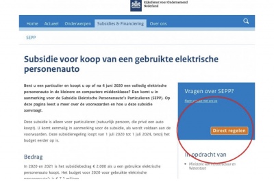 Grijp je kans! € 2.000 subsidie op tweedehands EV.