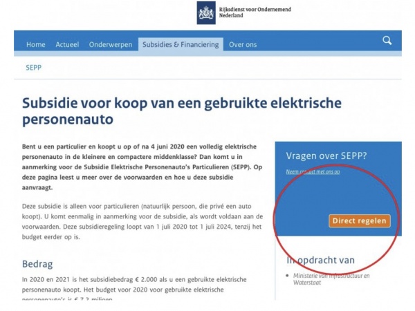 Grijp je kans! € 2.000 subsidie op tweedehands EV.